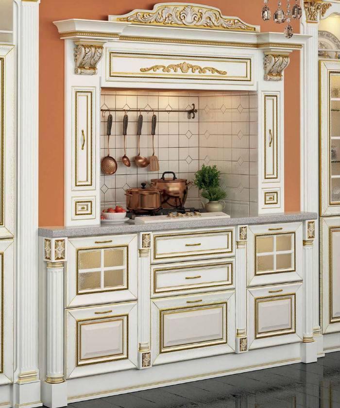 Кухни с итальянскими фасадами: мебельные фасады из массива