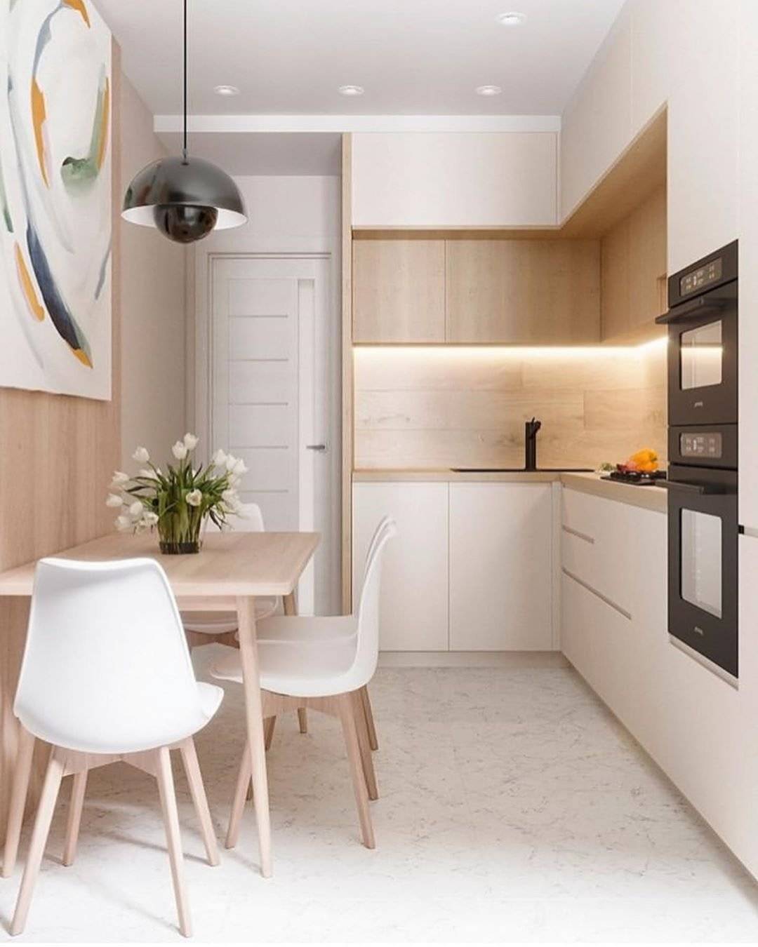 Дизайн кухни 9 кв м (40 фото): реальные интерьеры, новинки и тенденции 2021-2022