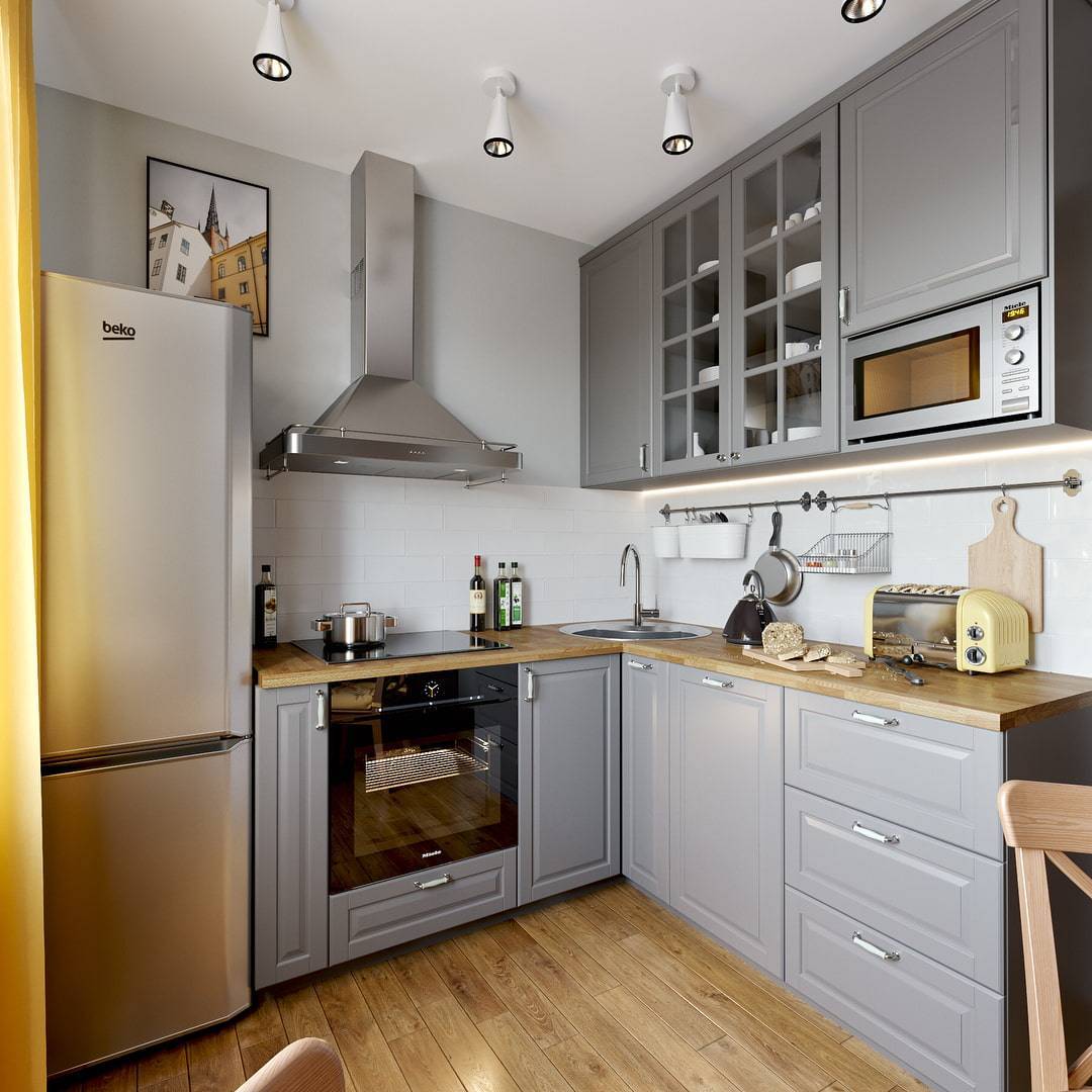 2021 ᐈ ???? (+137 фото) кухонные гарнитуры для угловых маленьких кухонь