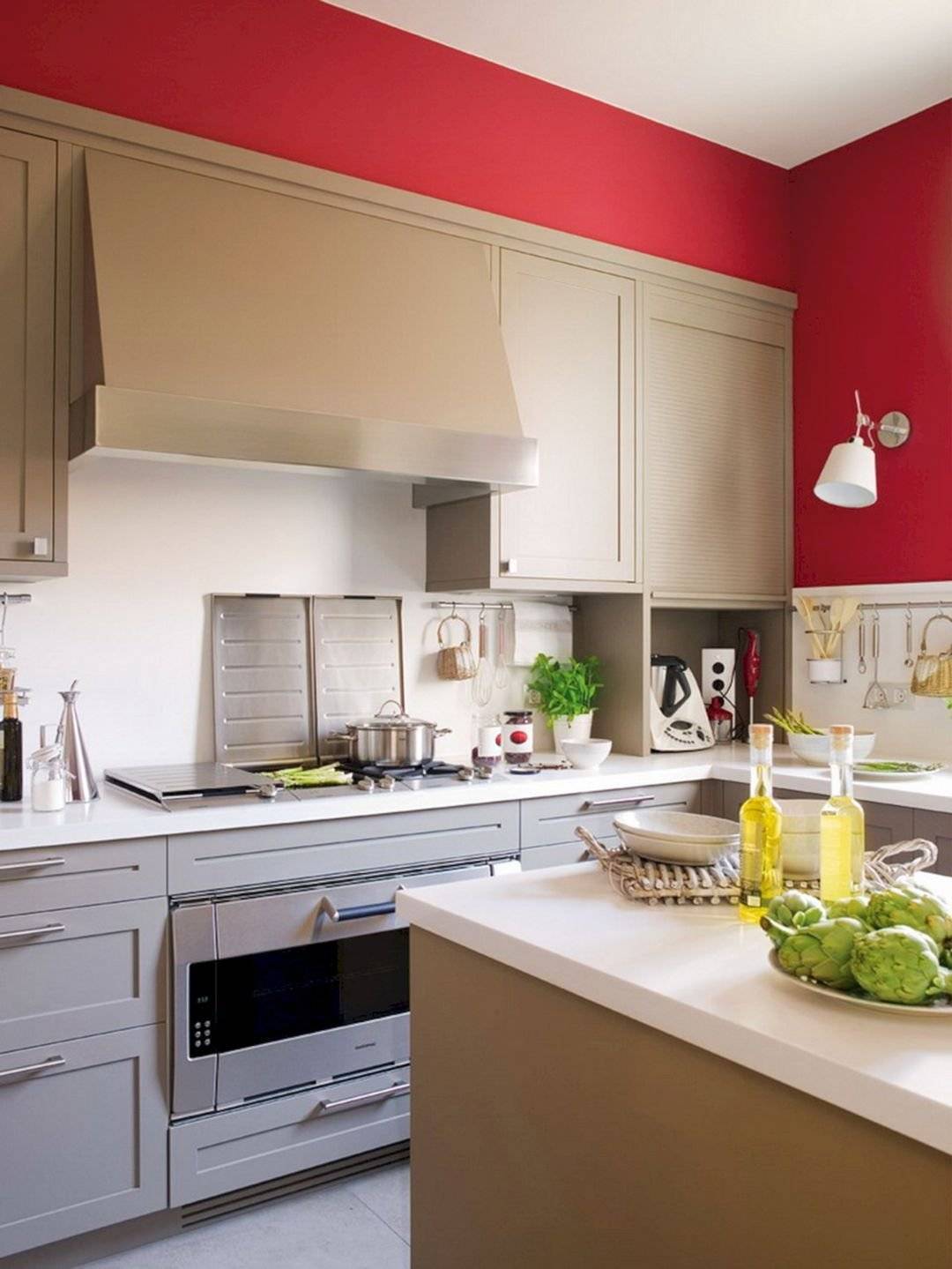Сочетание цветов в интерьере кухни: 100+ современных новинок фото