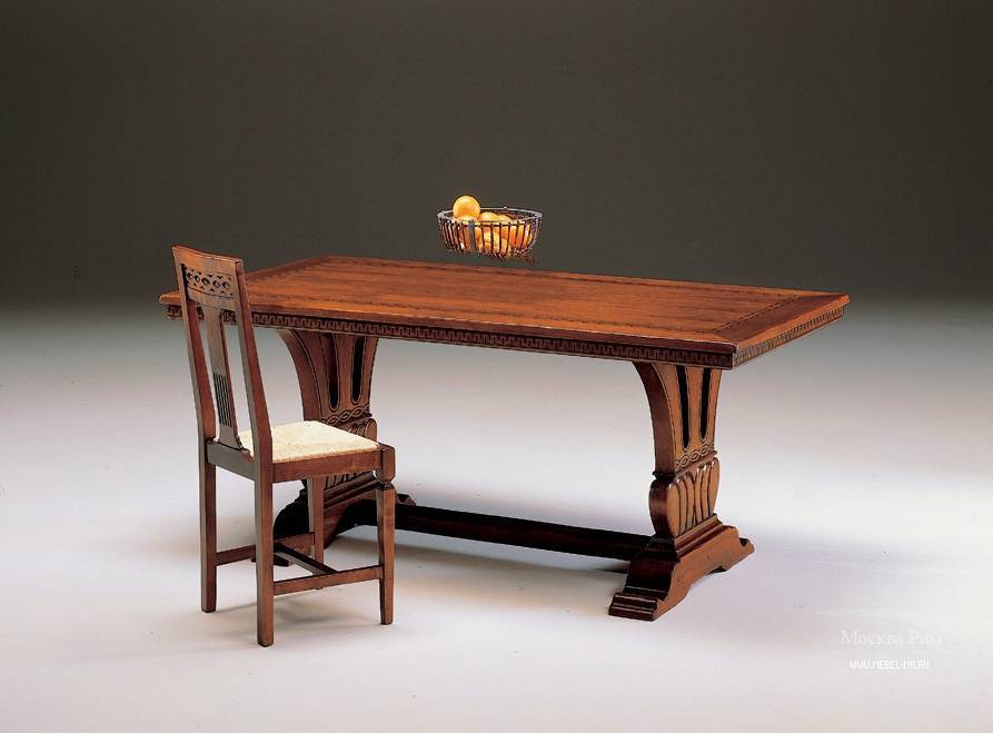 Роскошь и долговечность обеденных столов из массива дерева