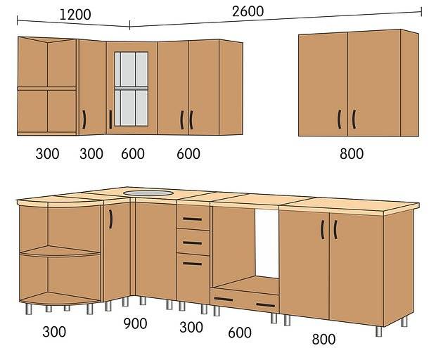 Модульные кухни: 32 фото в интерьере, отличия от встроенных гарнитуров