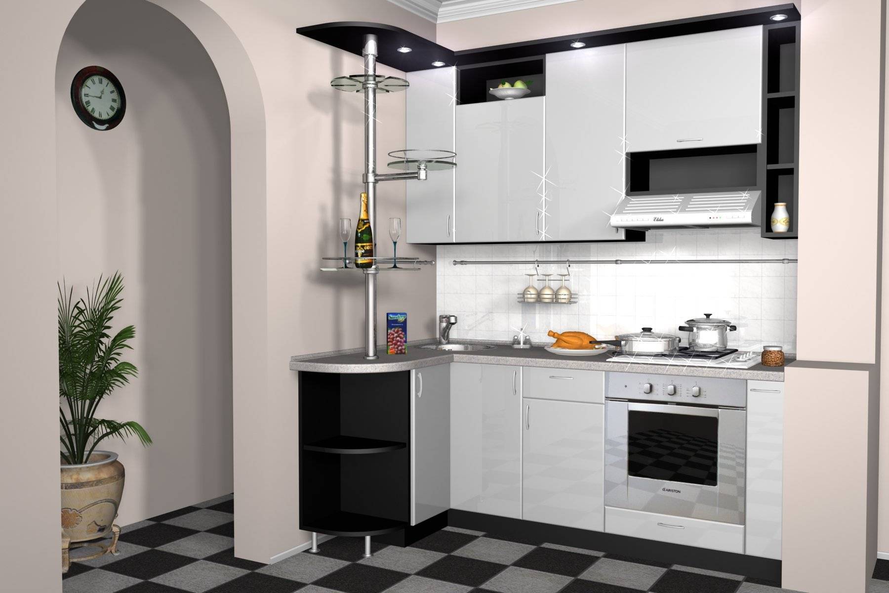 Дизайн малогабаритной кухни (100+ фото): примеры интерьера маленьких кухонь и угловой планировки