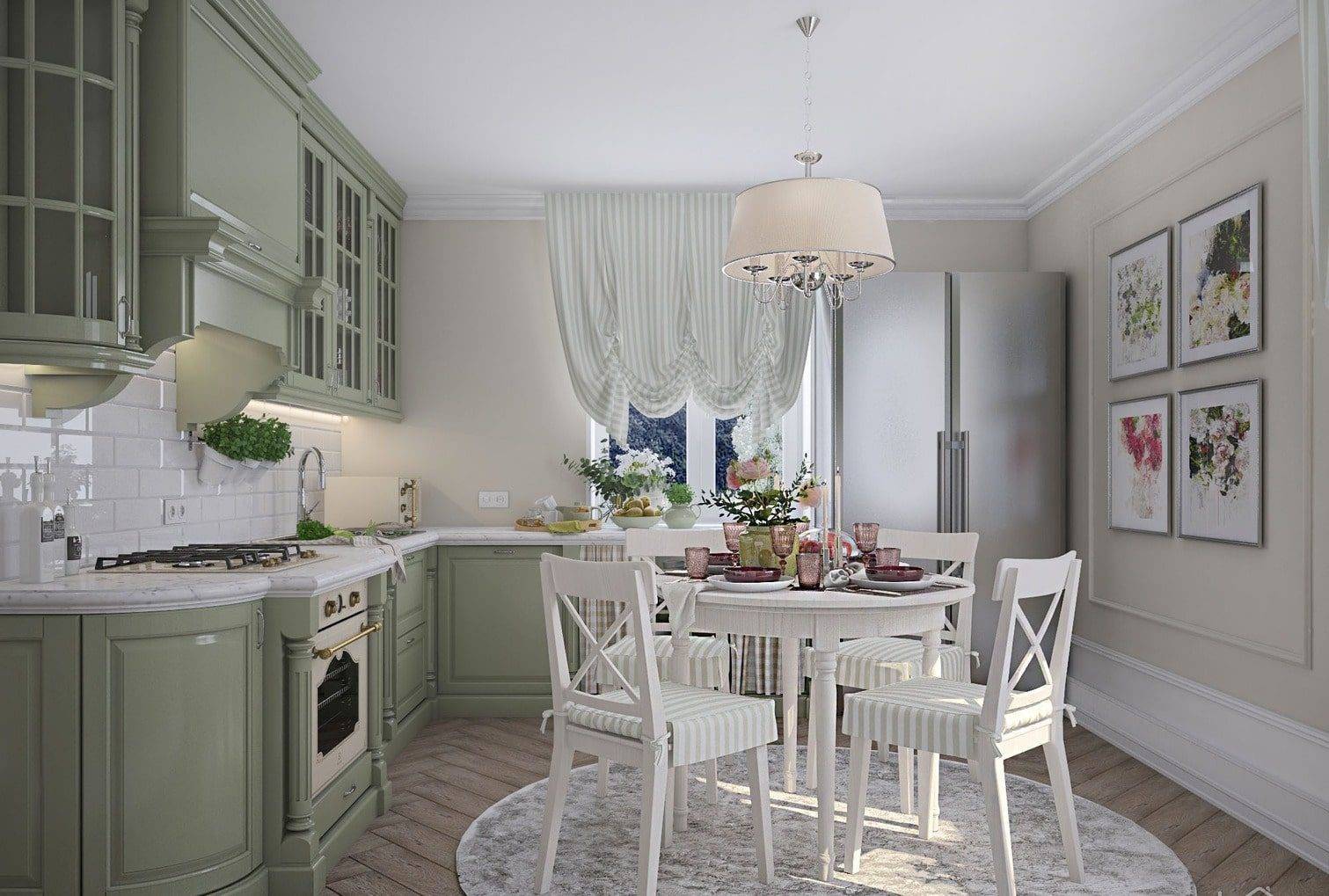 Кухня в стиле кафе или французский прованс в интерьере: дизайн и декор помещения
