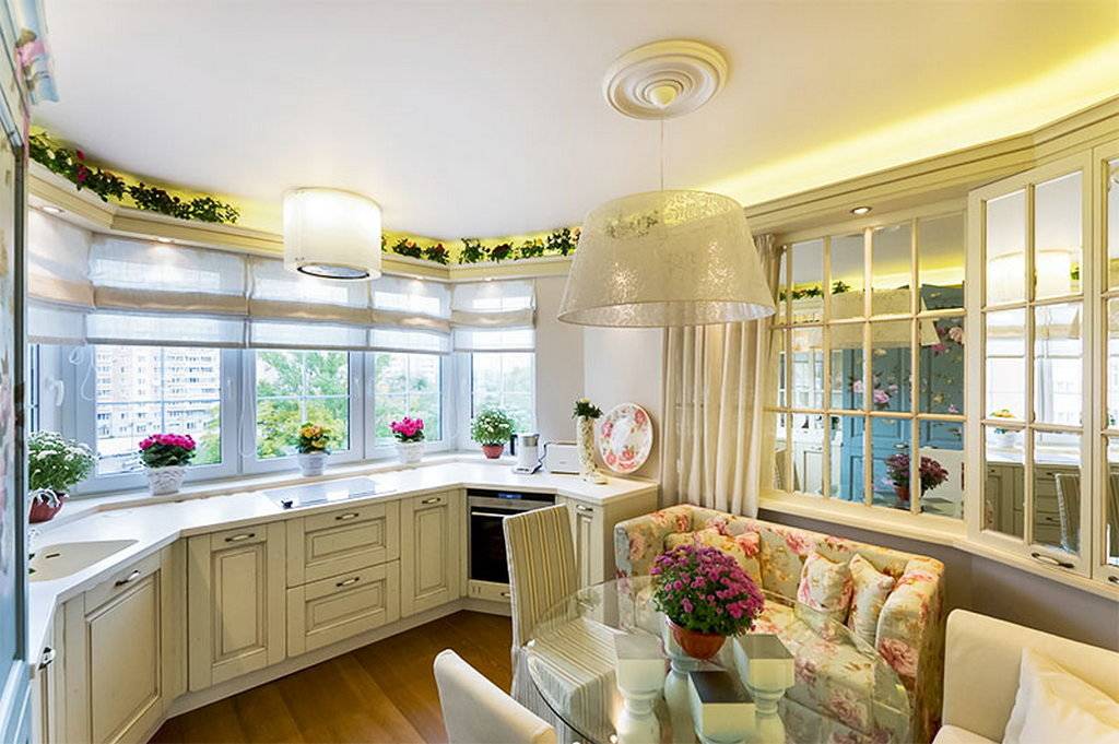 Дизайн кухни с эркером: 115+ (фото) интерьеров в частном доме